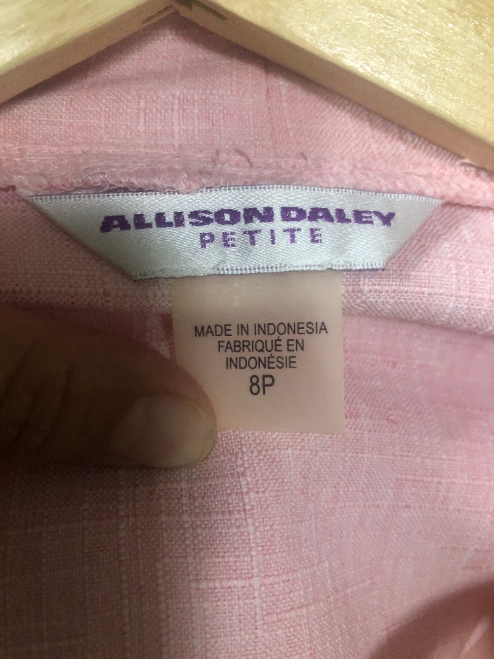 Allison Daley Pink women’s jacket Size 8 - Picture 4 of 4